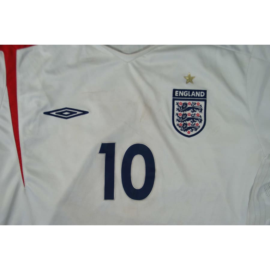 Maillot Angleterre vintage domicile #10 Owen 2005-2006 - Umbro - Angleterre