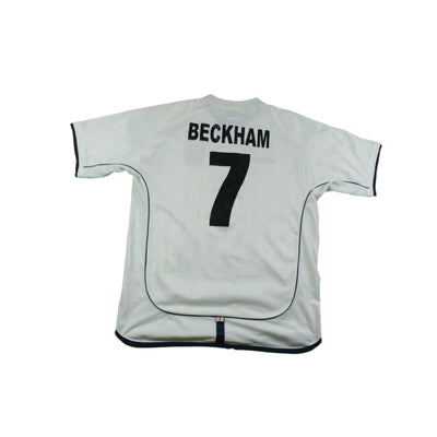 Maillot Angleterre vintage domicile N°7 BECKHAM 2002-2003 - Umbro - Angleterre