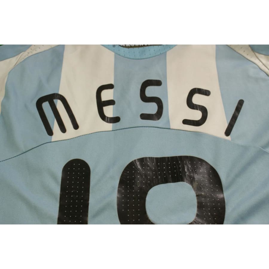 Maillot Argentine rétro domicile N°18 MESSI 2008-2009 - Adidas - Argentine