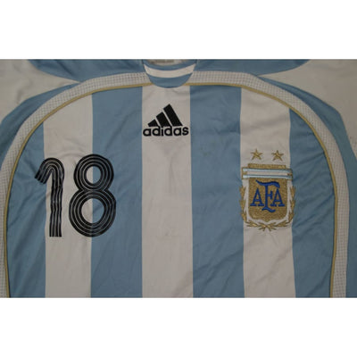 Maillot Argentine vintage domicile #MESSI 2006-2007 - Adidas - Argentine