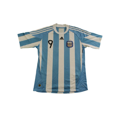 Maillot Argentine vintage domicile N°9 HIGUAIN 2010-2011 - Adidas - Argentine