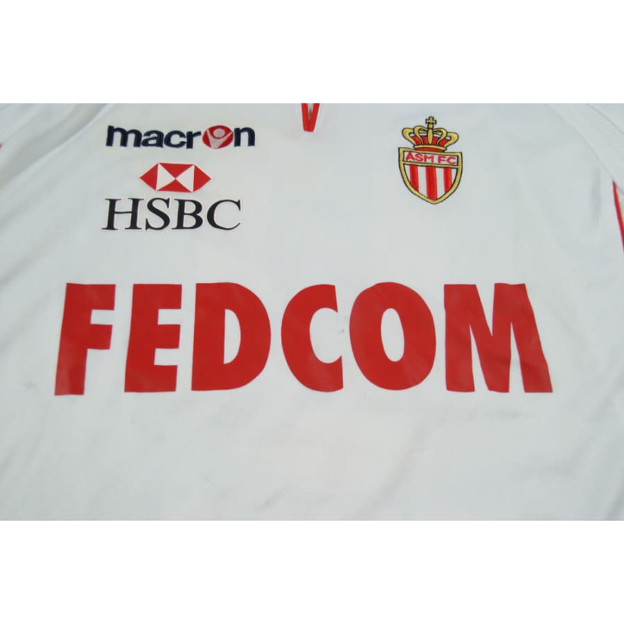 Maillot AS Monaco extérieur #11 AUBAME.P années 2010 - Macron - AS Monaco