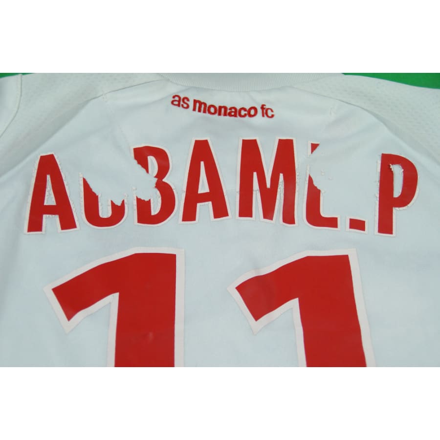 Maillot AS Monaco extérieur #11 AUBAME.P années 2010 - Macron - AS Monaco