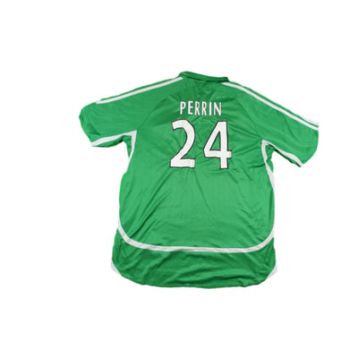 Maillot ASSE vintage domicile #24 PERRIN 2006-2007 - Adidas - AS Saint-Etienne