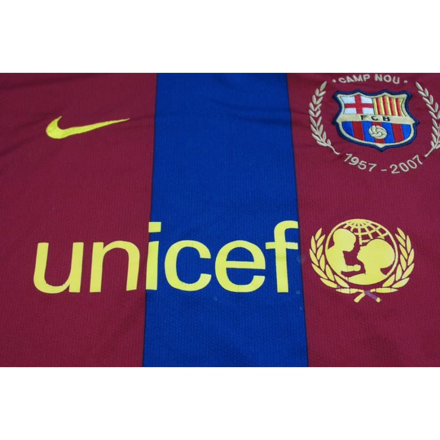 Maillot Barça vintage domicile 2007-2008 - Nike - Barcelone