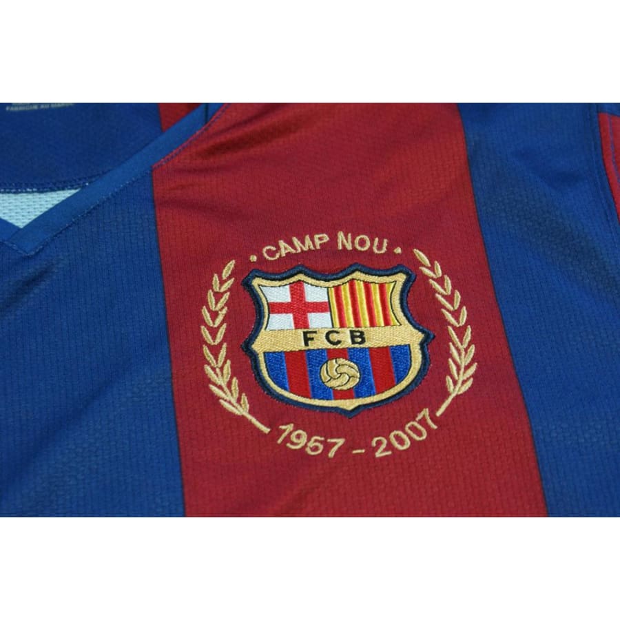 Maillot Barcelone rétro domicile 2007-2008 - Nike - Barcelone