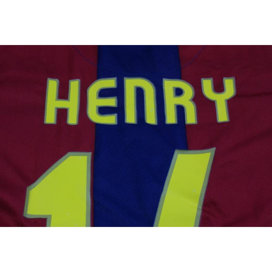 Maillot Barcelone rétro domicile N°14 HENRY 2007-2008 - Nike - Barcelone