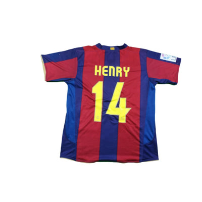 Maillot Barcelone rétro domicile N°14 HENRY 2007-2008 - Nike - Barcelone