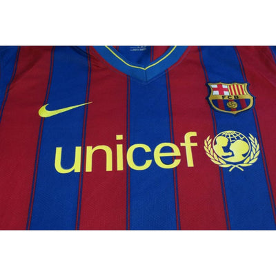 Maillot Barcelone vintage domicile N°10 MESSI 2009-2010 - Nike - Barcelone