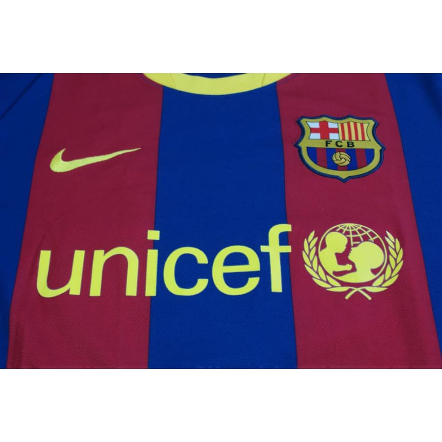 Maillot Barcelone vintage domicile N°10 MESSI 2010-2011 - Nike - Barcelone