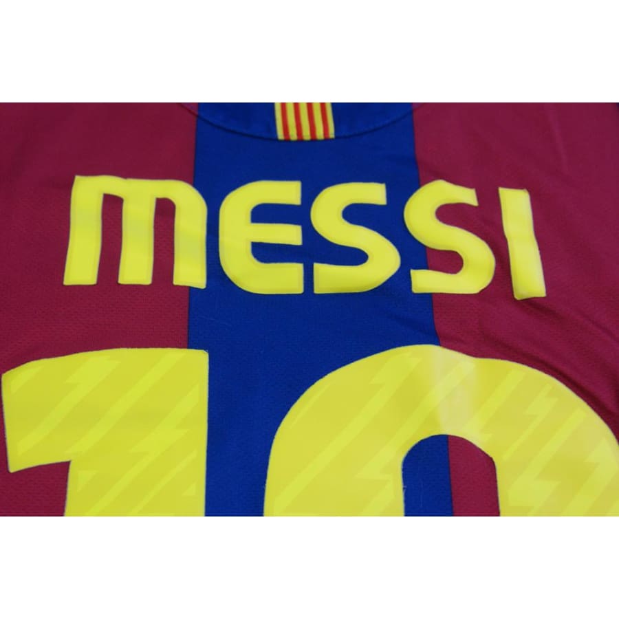 Maillot Barcelone vintage domicile N°10 MESSI 2010-2011 - Nike - Barcelone