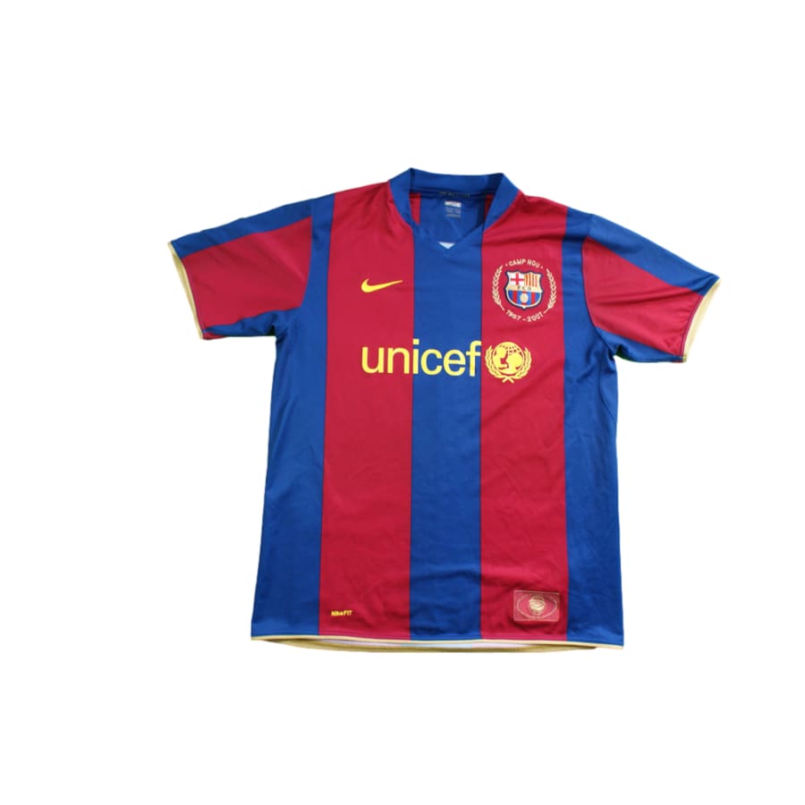 Maillot Barcelone vintage domicile N°19 MESSI 2007-2008 - Nike - Barcelone