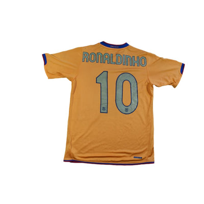 Maillot Barcelone vintage extérieur N°10 RONALDINHO 2006-2007 - Nike - Barcelone