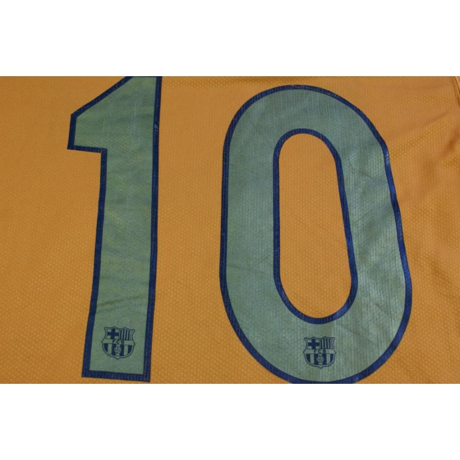 Maillot Barcelone vintage extérieur N°10 RONALDINHO 2006-2007 - Nike - Barcelone