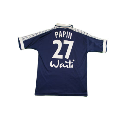 Maillot Bordeaux vintage domicile N°27 PAPIN 1997-1998 - Le coq sportif - Girondins de Bordeaux