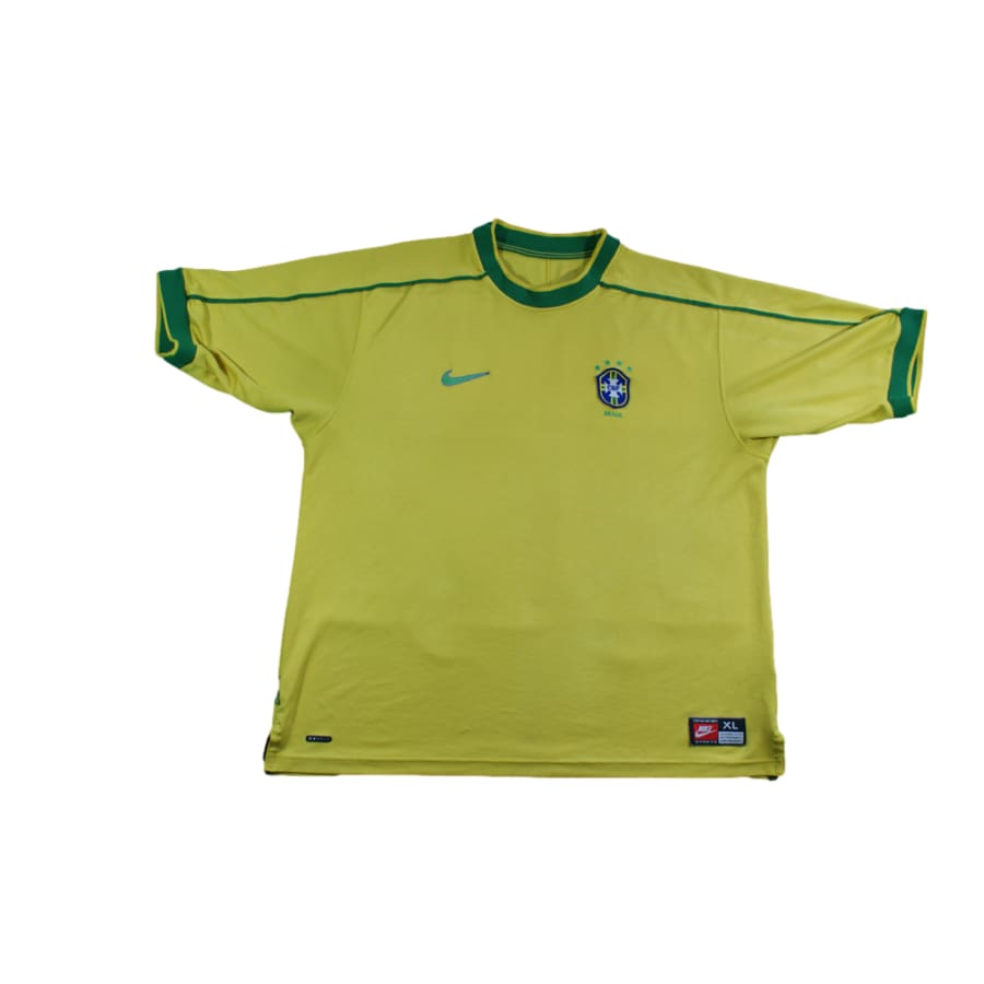 Maillot Brésil vintage domicile 1998-1999 - Nike - Brésil