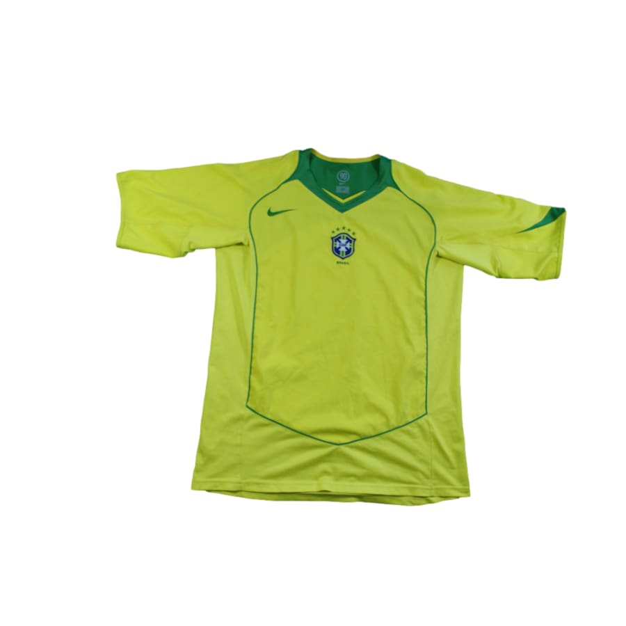 Maillot Brésil vintage domicile 2004-2005 - Nike - Brésil