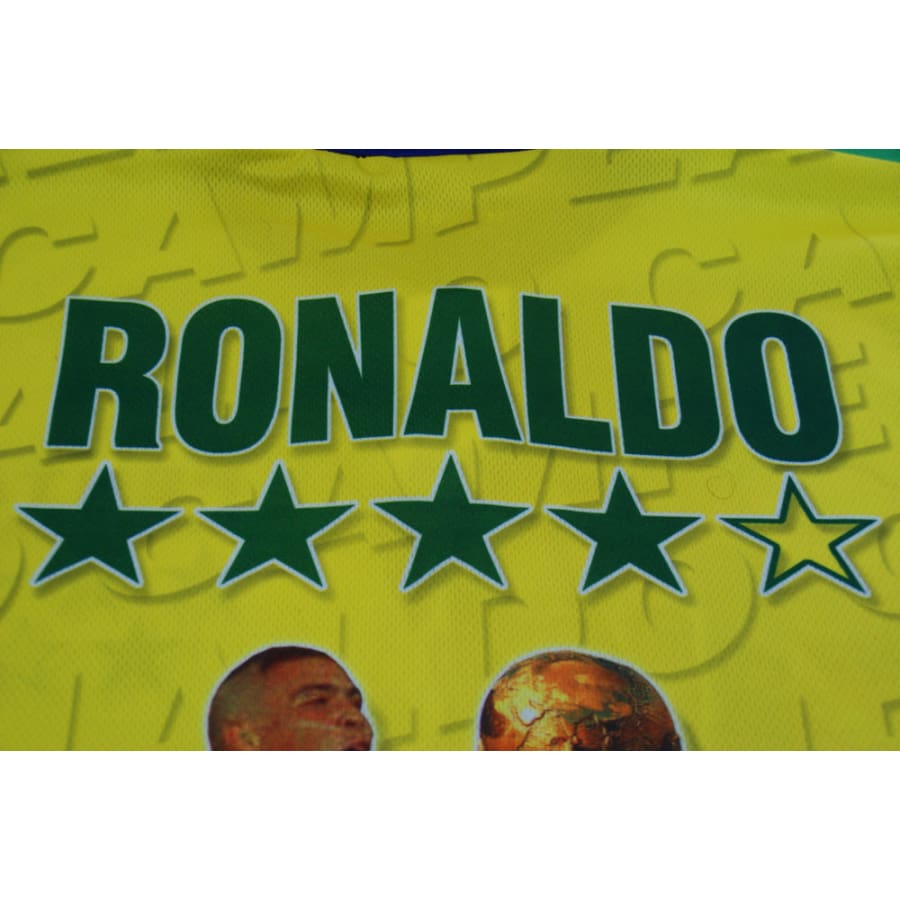 Maillot Brésil vintage supporter Ronaldo 2001-2002 - Autre marque - Brésil