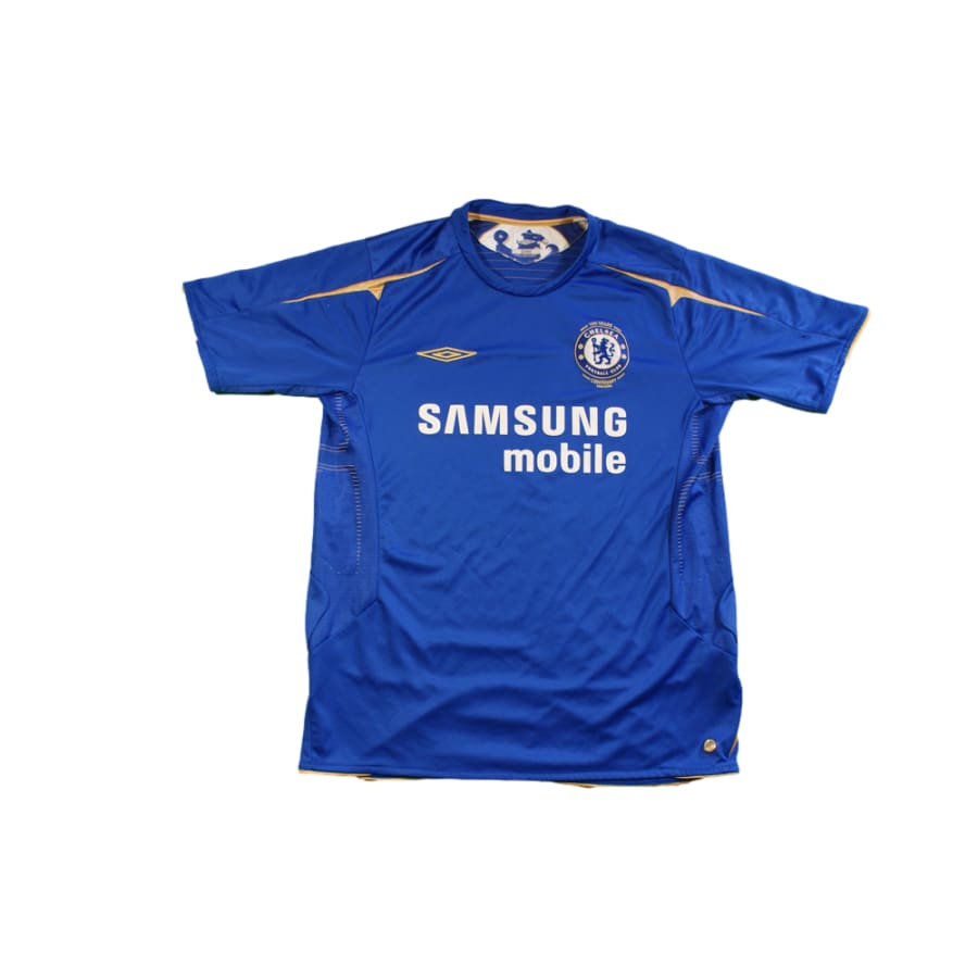 Maillot Chelsea vintage domicile N°15 DROGBA 2005-2006 - Umbro - Chelsea FC