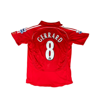 Maillot collector domicile Liverpool #8 Gerard saison 2007-2008 - Adidas - FC Liverpool