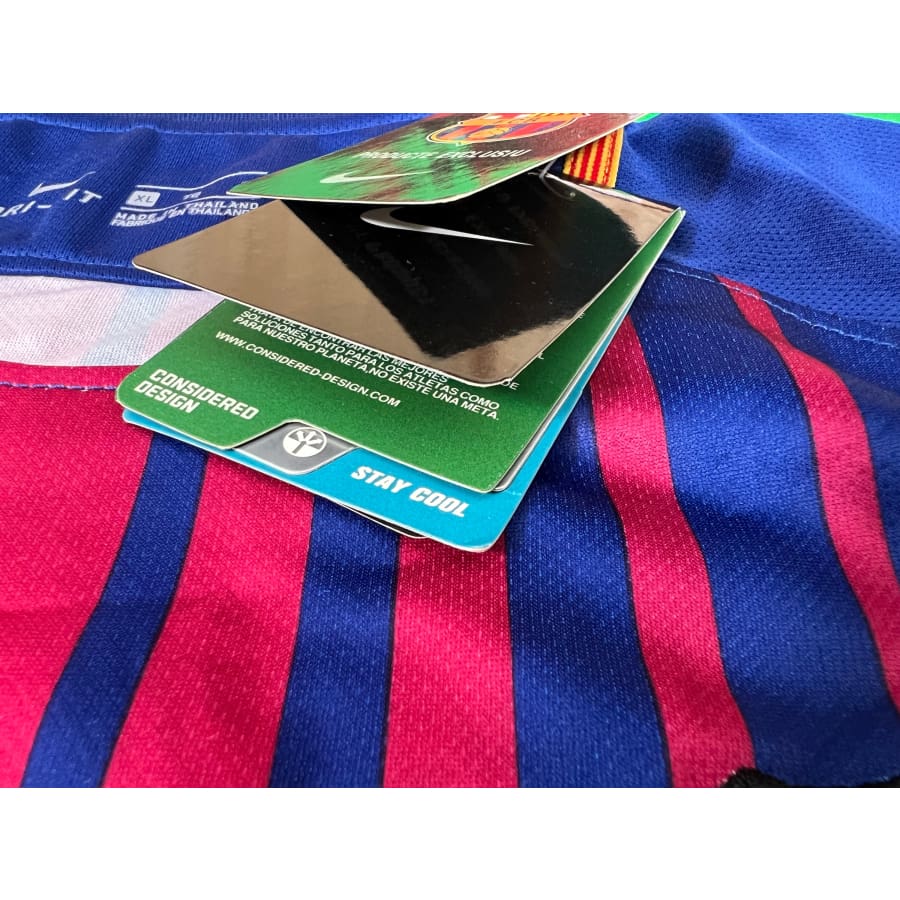Maillot collector FC Barcelone domicile #8 Iniesta saison 2017-2018 - Nike - Barcelone