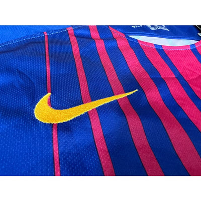Maillot collector FC Barcelone domicile #8 Iniesta saison 2017-2018 - Nike - Barcelone