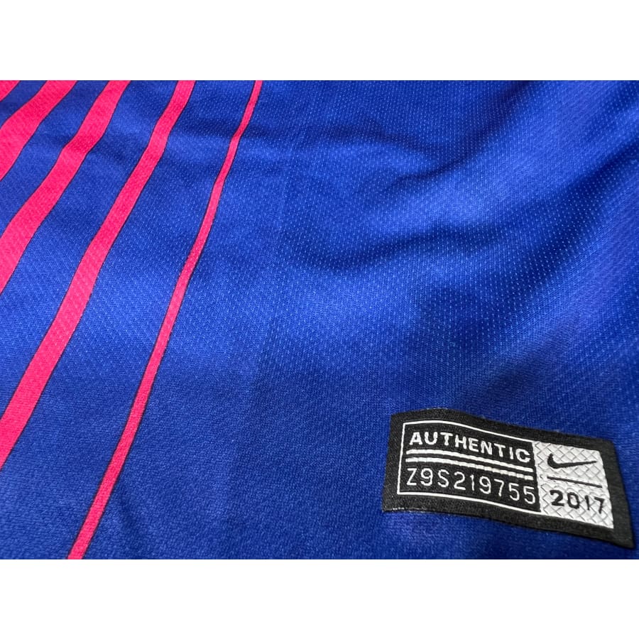 Maillot collector FC Barcelone domicile #8 Iniesta saison 2017-2018 - Nike - Barcelone