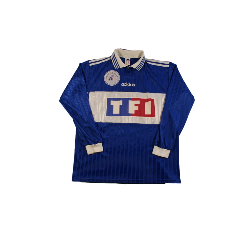 Maillot Coupe de France rétro TF1 N°14 années 1990 - Adidas - Coupe de France