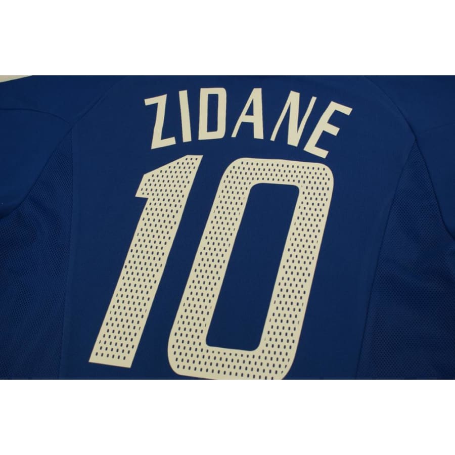 Maillot de foot domicile équipe de France N°10 ZIDANE 2002-2003 - Adidas - Equipe de France