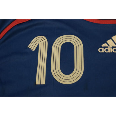 Maillot de foot équipe de France domicile #10 Zidane 2006-2007 - Adidas - Equipe de France