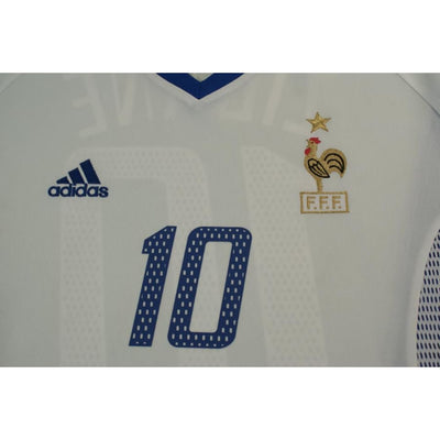 Maillot de foot extérieur équipe de France N°10 ZIDANE 2002-2003 - Adidas - Equipe de France