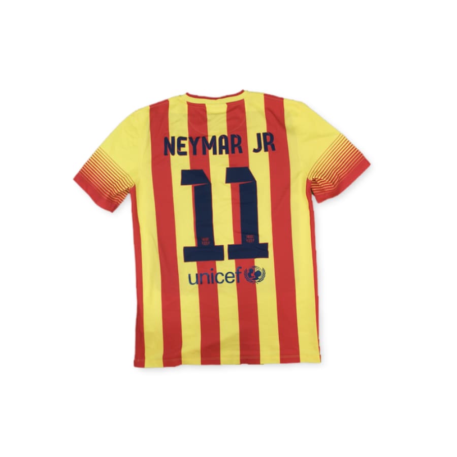 Maillot de foot FC Barcelone QATAR AIRWAYS n°11 NEYMAR JR 2013-2014 - Nike - Barcelone