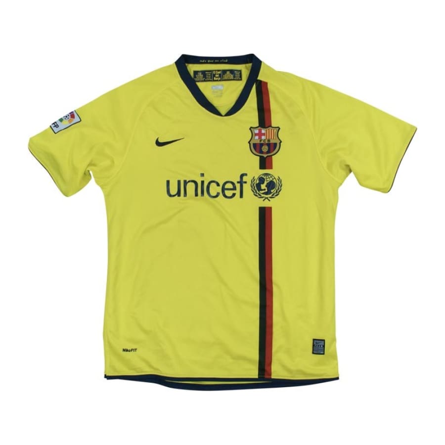 Maillot de foot FC Barcelone UNICEF n°17 2008-2009 - Nike - Barcelone