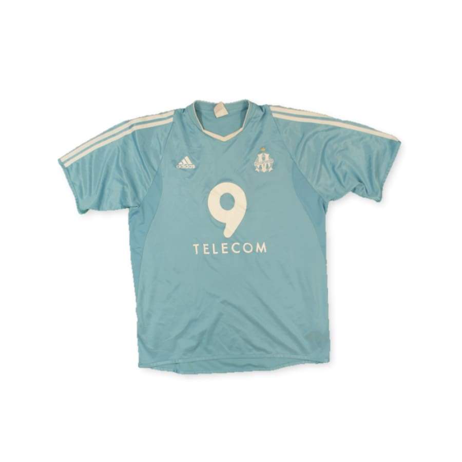 Maillot de foot Olympique de Marseille 9 TELECOM extérieur 2003-2004 - Adidas - Olympique de Marseille