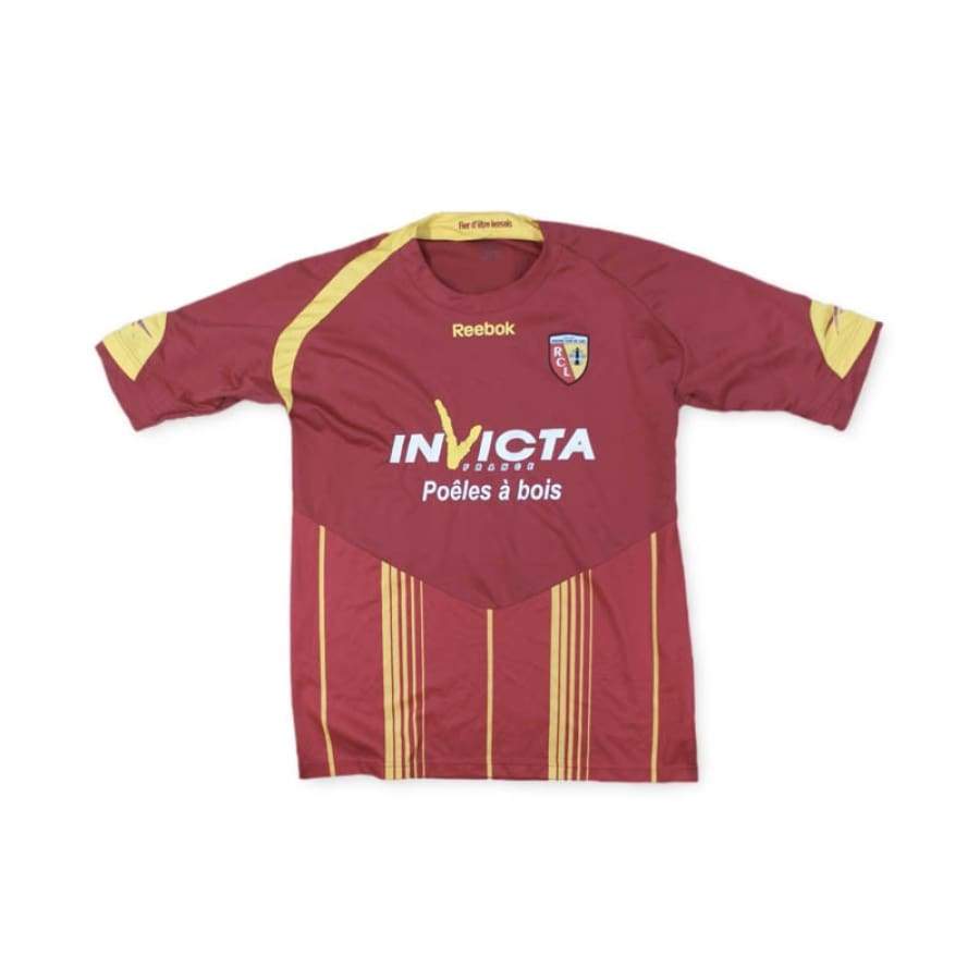 Maillot de Foot Racing Club de Lens INVICTA 2009-2010 - Reebok - RC Lens