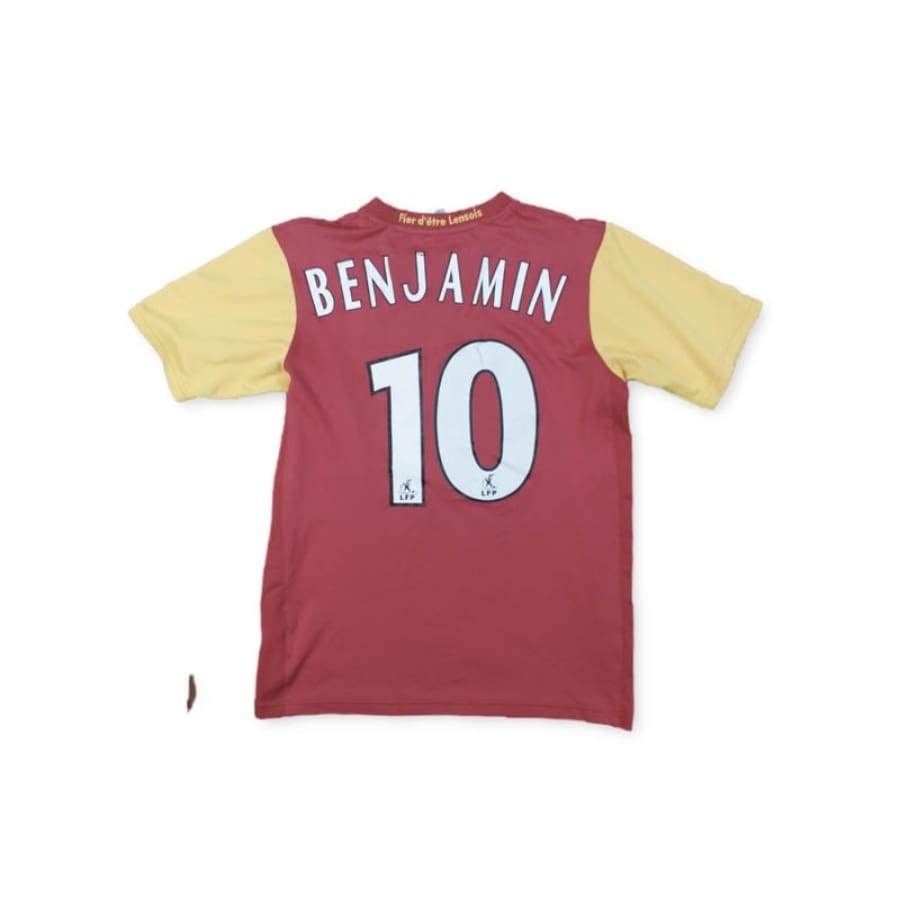 Maillot de foot RC Lens LG n°10 BENJAMIN 2006-2007 - Nike - RC Lens