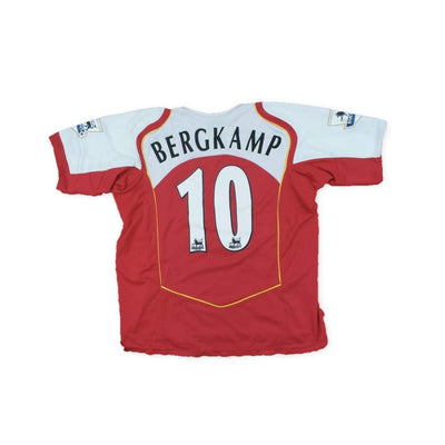 Maillot de foot retro Arsenal N°10 BERGKAMP 2004-2005 - Nike - Arsenal