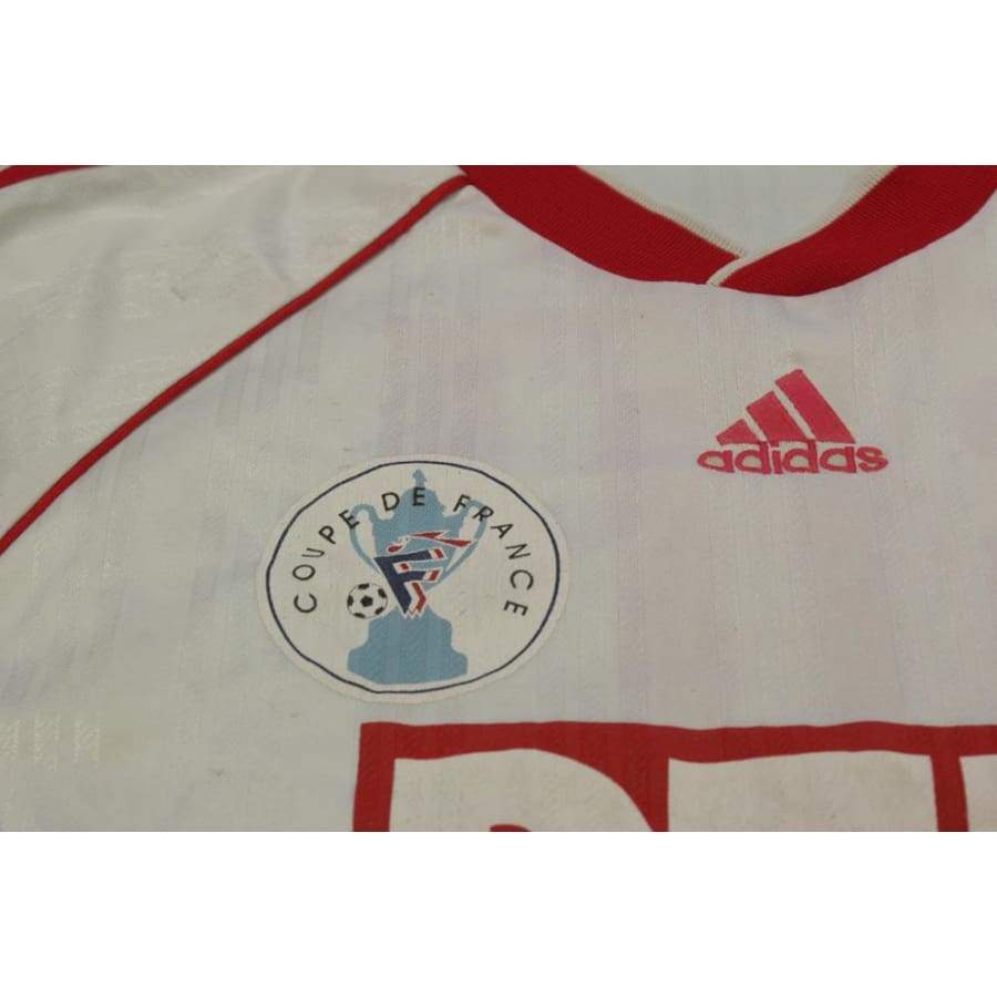 Maillot de foot rétro domicile Coupe de France RTL N°2 années 1990 - Adidas - Coupe de France