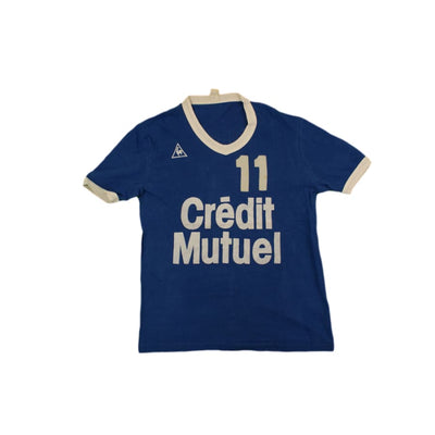 Maillot de foot rétro domicile CREDIT MUTUEL N°11 années 2000 - Le coq sportif - Autres championnats