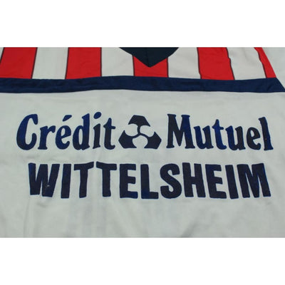 Maillot de foot rétro domicile Crédit Mutuel Wittelsheim N°11 années 1990 - Le coq sportif - Autres championnats
