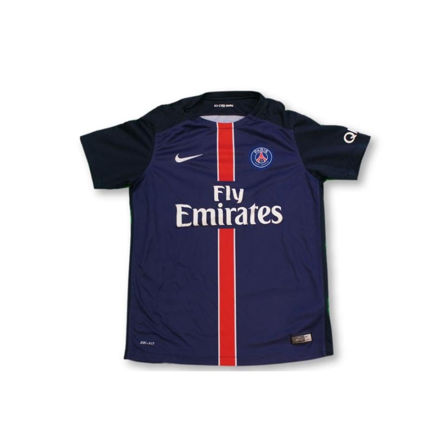 Maillot de foot rétro domicile enfant Paris Saint-Germain PSG 2015-2016 - Nike - Paris Saint-Germain