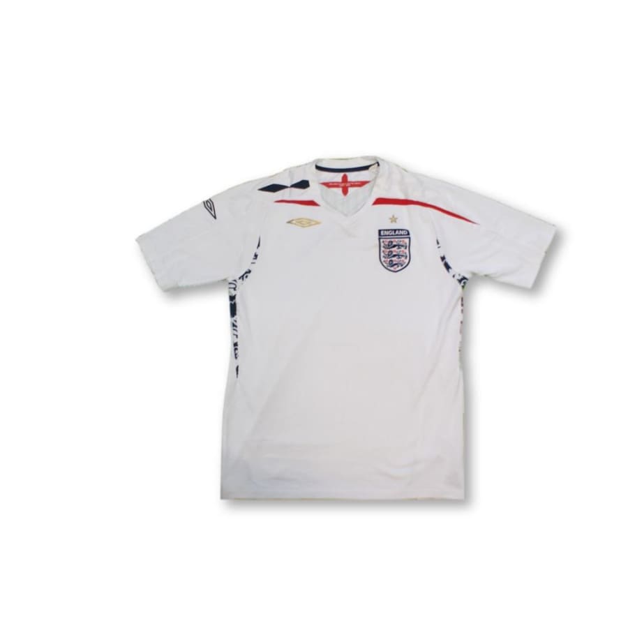 Maillot de foot rétro domicile équipe dAngleterre 2008-2009 - Umbro - Angleterre