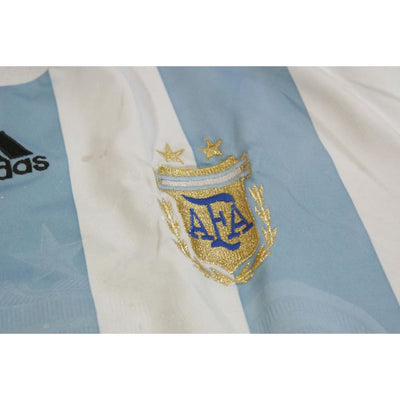 Maillot de foot rétro domicile équipe d’Argentine N°13 AGUERO 2010-2011 - Adidas - Argentine