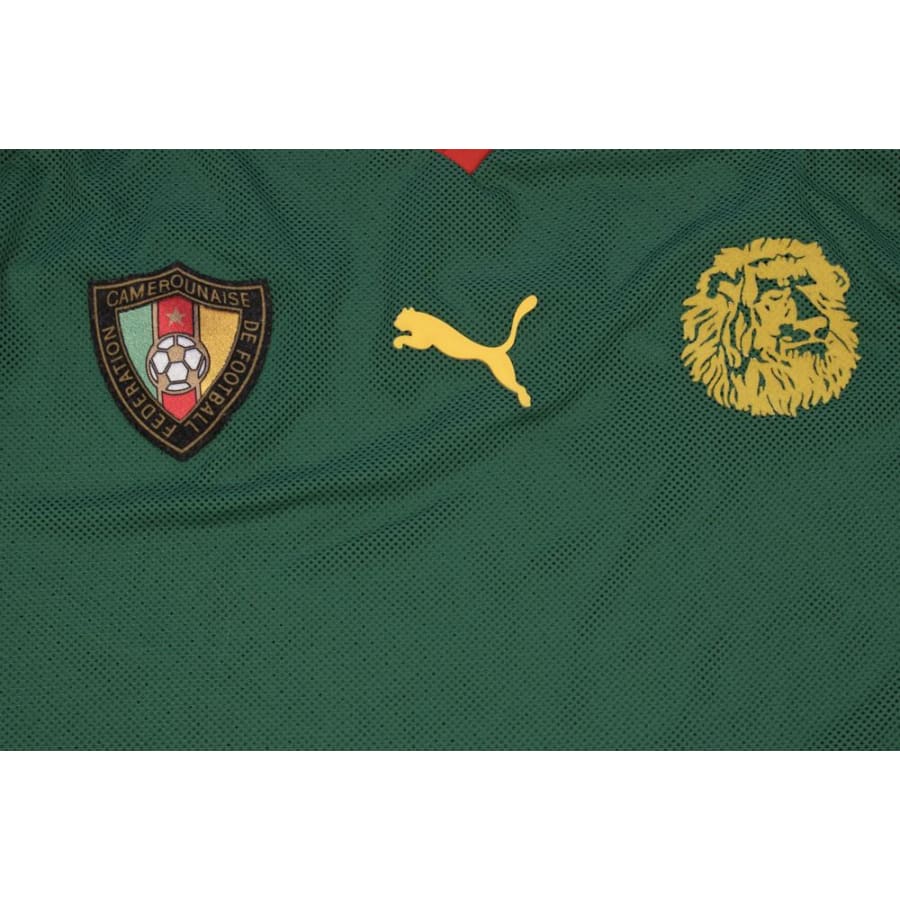 Maillot de foot retro domicile équipe du Cameroun 2008-2009 - Puma - Cameroun