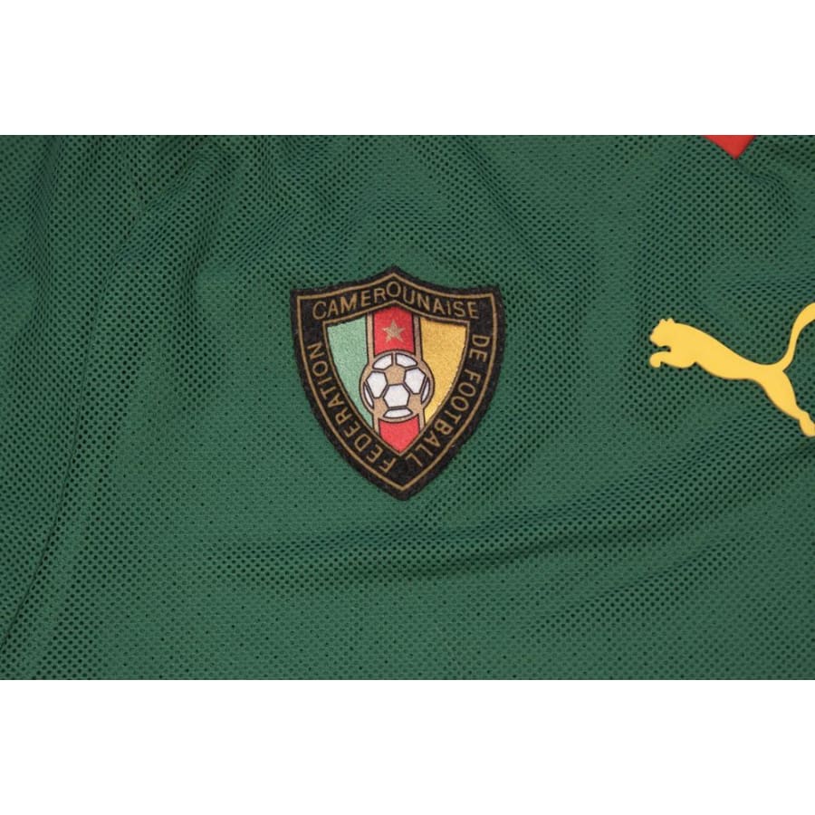 Maillot de foot retro domicile équipe du Cameroun 2008-2009 - Puma - Cameroun