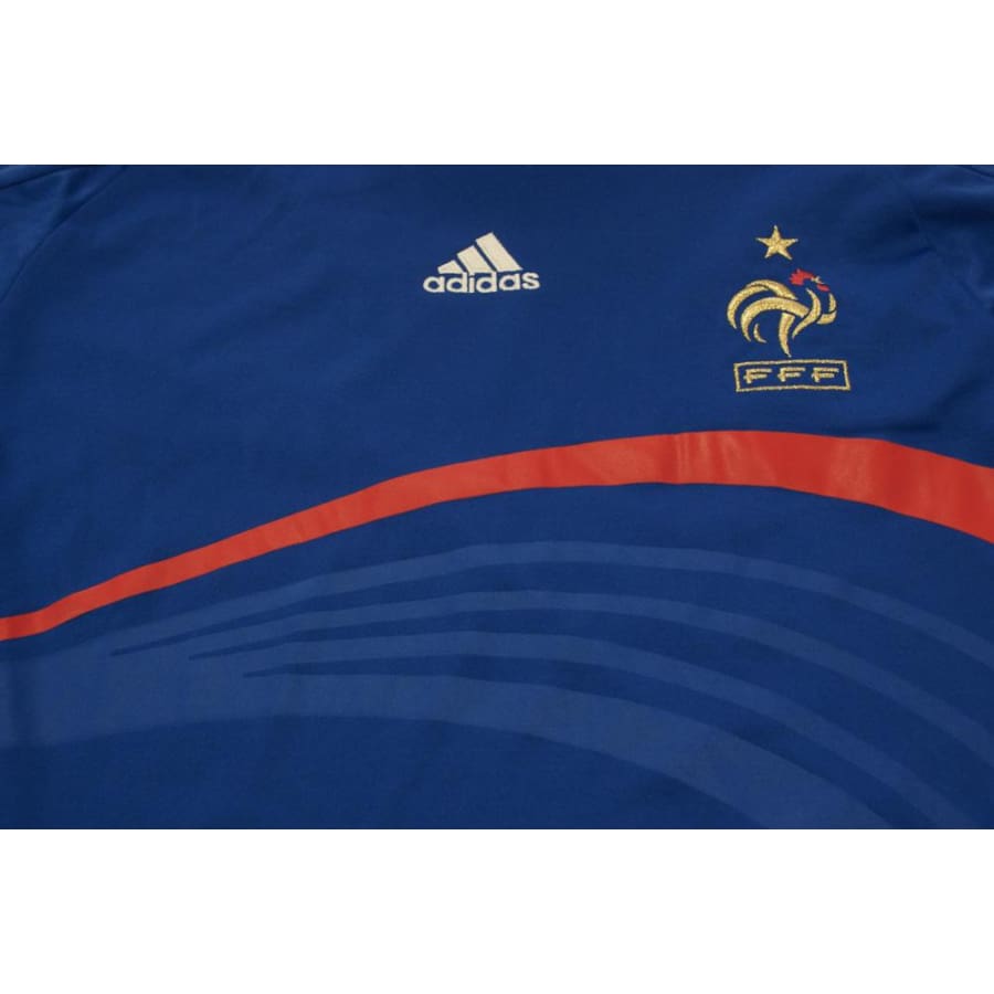 Maillot de foot rétro domicile Equipe de France 2008-2009 - Adidas - Equipe de France