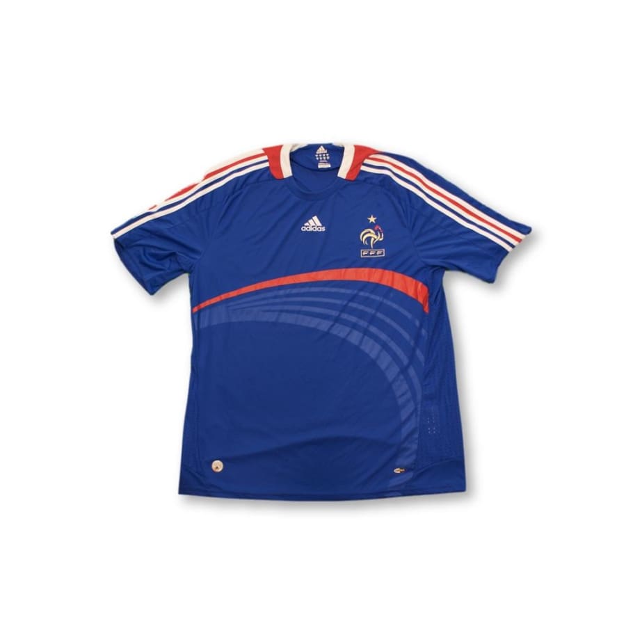 Maillot de foot rétro domicile Equipe de France 2008-2009 - Adidas - Equipe de France