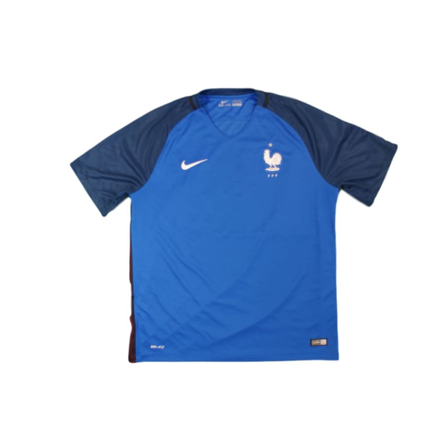 Maillot de foot rétro domicile Equipe de France 2016-2017 - Nike - Equipe de France