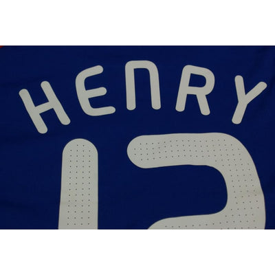 Maillot de foot rétro domicile Equipe de France N°12 HENRY 2008-2009 - Adidas - Equipe de France