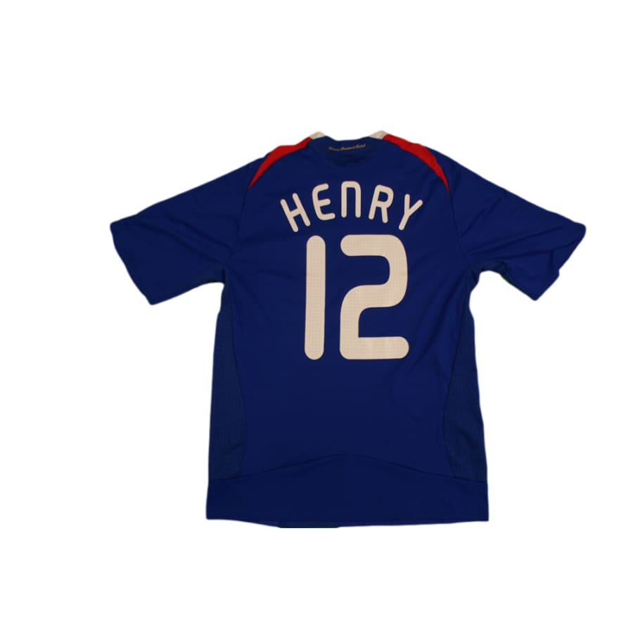 Maillot de foot rétro domicile Equipe de France N°12 HENRY 2008-2009 - Adidas - Equipe de France